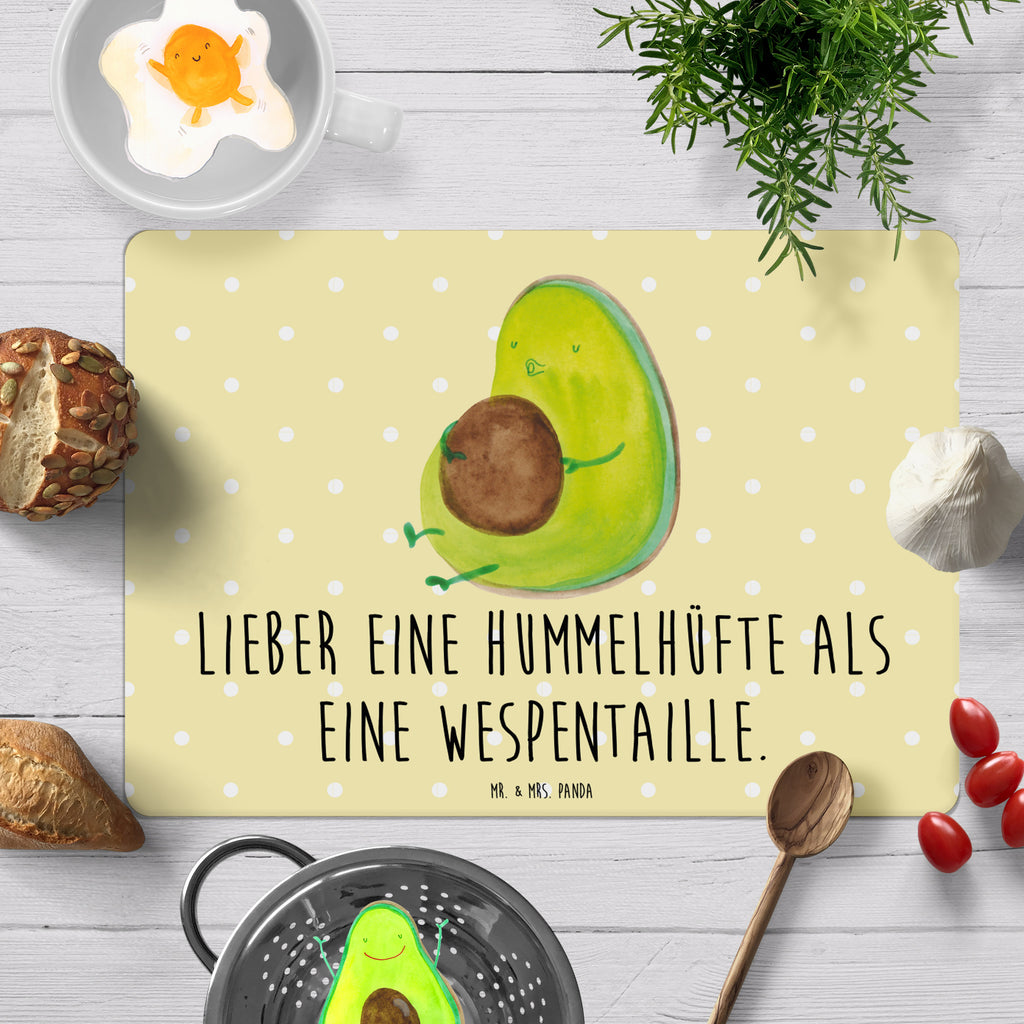 Tischset Avocado pfeift Tischset, Tischuntersetzer, Platzset, Tischsets abwaschbar, Tischunterlage, Avocado, Veggie, Vegan, Gesund, Diät, Abnehmen, Ernährung, dick sein, Pummelfee