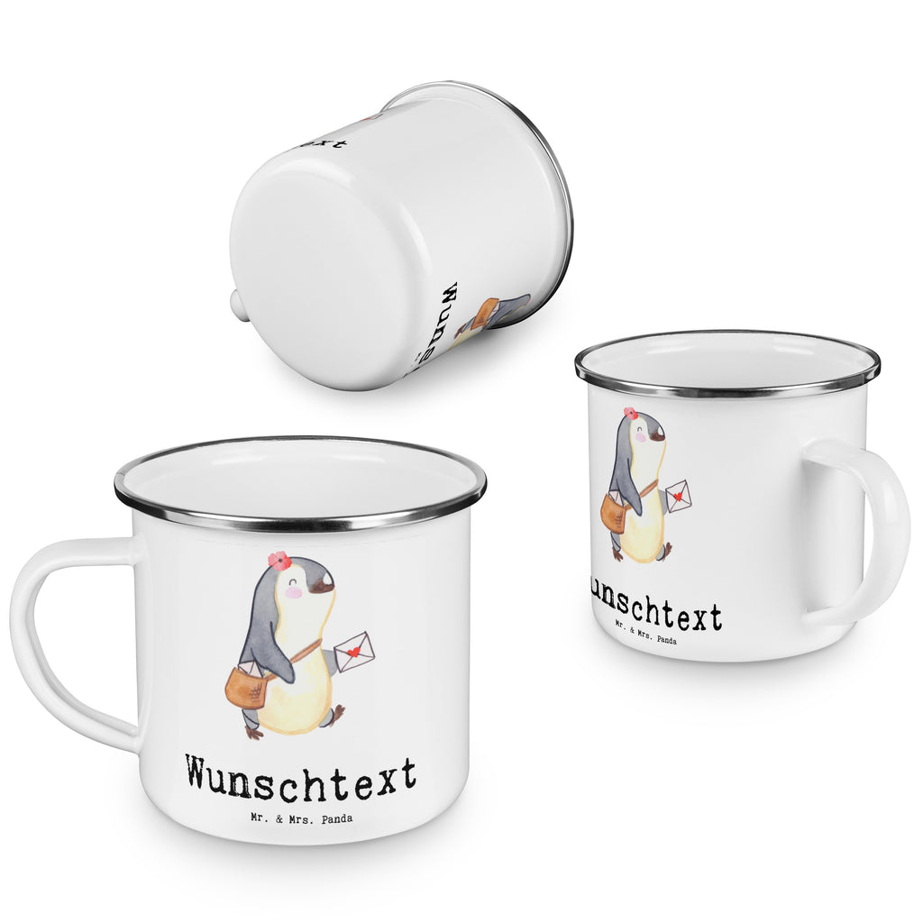 Personalisierte Emaille Tasse Postbotin mit Herz Emaille Tasse personalisiert, Emaille Tasse mit Namen, Campingtasse personalisiert, Namenstasse, Campingtasse bedrucken, Campinggeschirr personalsisert, tasse mit namen, personalisierte tassen, personalisierte tasse, tasse selbst gestalten, tasse bedrucken, tassen bedrucken, Beruf, Ausbildung, Jubiläum, Abschied, Rente, Kollege, Kollegin, Geschenk, Schenken, Arbeitskollege, Mitarbeiter, Firma, Danke, Dankeschön, Postbotin, Briefzustellerin, Briefträgerin, Postlerin