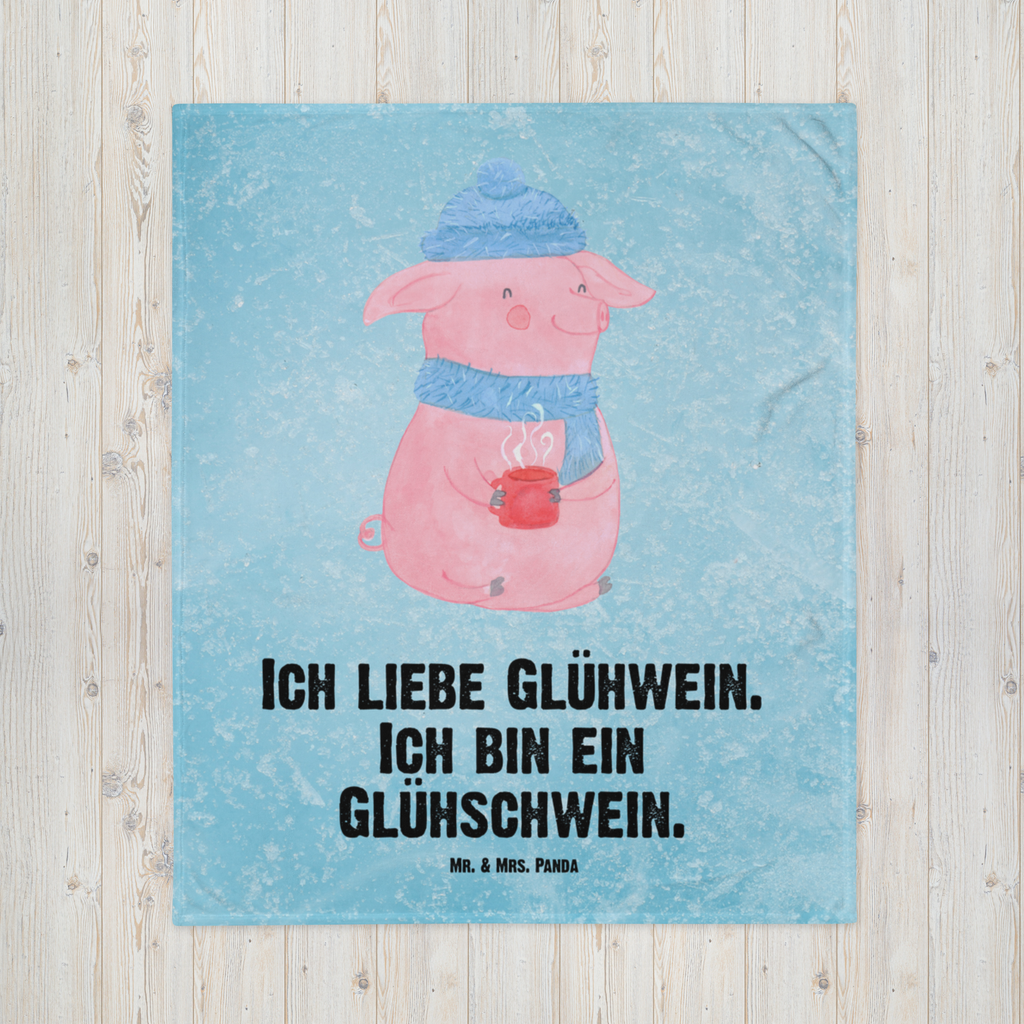 Kuscheldecke Schwein Glühwein Decke, Wohndecke, Tagesdecke, Wolldecke, Sofadecke, Winter, Weihnachten, Weihnachtsdeko, Nikolaus, Advent, Heiligabend, Wintermotiv, Glühschwein, Glühwein, Weihnachtsmarkt, Punsch