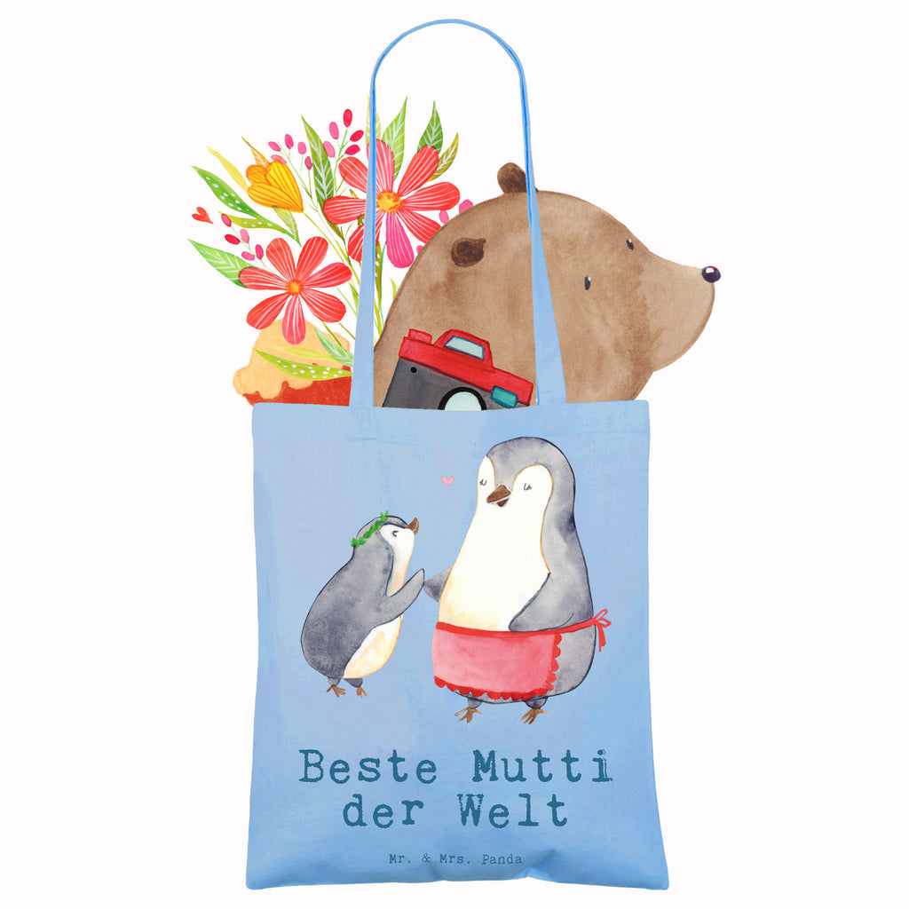 Tragetasche Pinguin Beste Mutti der Welt Beuteltasche, Beutel, Einkaufstasche, Jutebeutel, Stoffbeutel, Tasche, Shopper, Umhängetasche, Strandtasche, Schultertasche, Stofftasche, Tragetasche, Badetasche, Jutetasche, Einkaufstüte, Laptoptasche, für, Dankeschön, Geschenk, Schenken, Geburtstag, Geburtstagsgeschenk, Geschenkidee, Danke, Bedanken, Mitbringsel, Freude machen, Geschenktipp, Mama, Mami, Mutter, Muttertag, Mutti, Ma, Tochter, Sohn, Beste Mama, Beste, Supermama