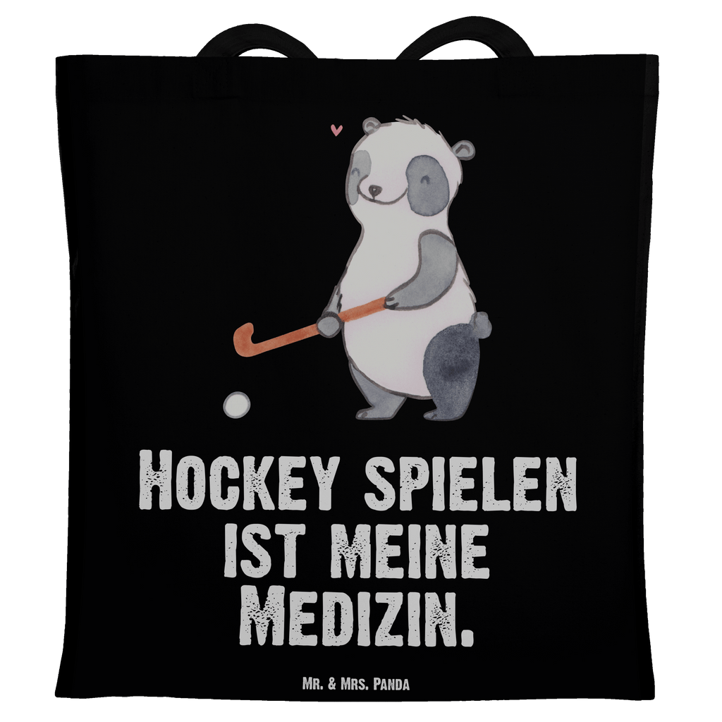 Tragetasche Panda Hockey spielen Medizin Beuteltasche, Beutel, Einkaufstasche, Jutebeutel, Stoffbeutel, Tasche, Shopper, Umhängetasche, Strandtasche, Schultertasche, Stofftasche, Tragetasche, Badetasche, Jutetasche, Einkaufstüte, Laptoptasche, Geschenk, Sport, Sportart, Hobby, Schenken, Danke, Dankeschön, Auszeichnung, Gewinn, Sportler, Hockey spielen, Feldhockey, Hockeyschläger, Hockey Verein