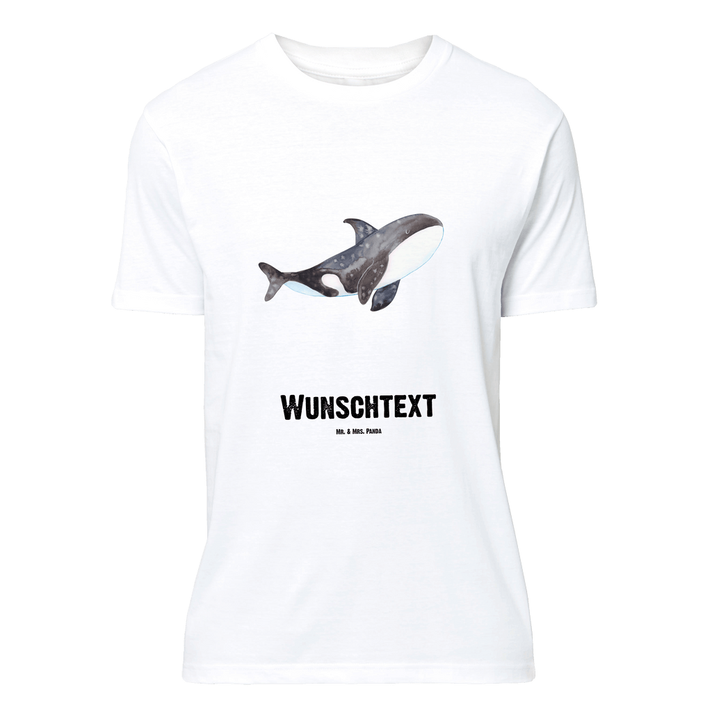 Personalisiertes T-Shirt Orca T-Shirt Personalisiert, T-Shirt mit Namen, T-Shirt mit Aufruck, Männer, Frauen, Wunschtext, Bedrucken, Meerestiere, Meer, Urlaub, Orca, Orcas, Killerwal, Wal, Möglichkeiten, Büro, Arbeit, Motivation, Selbstliebe, Neustart, Startup