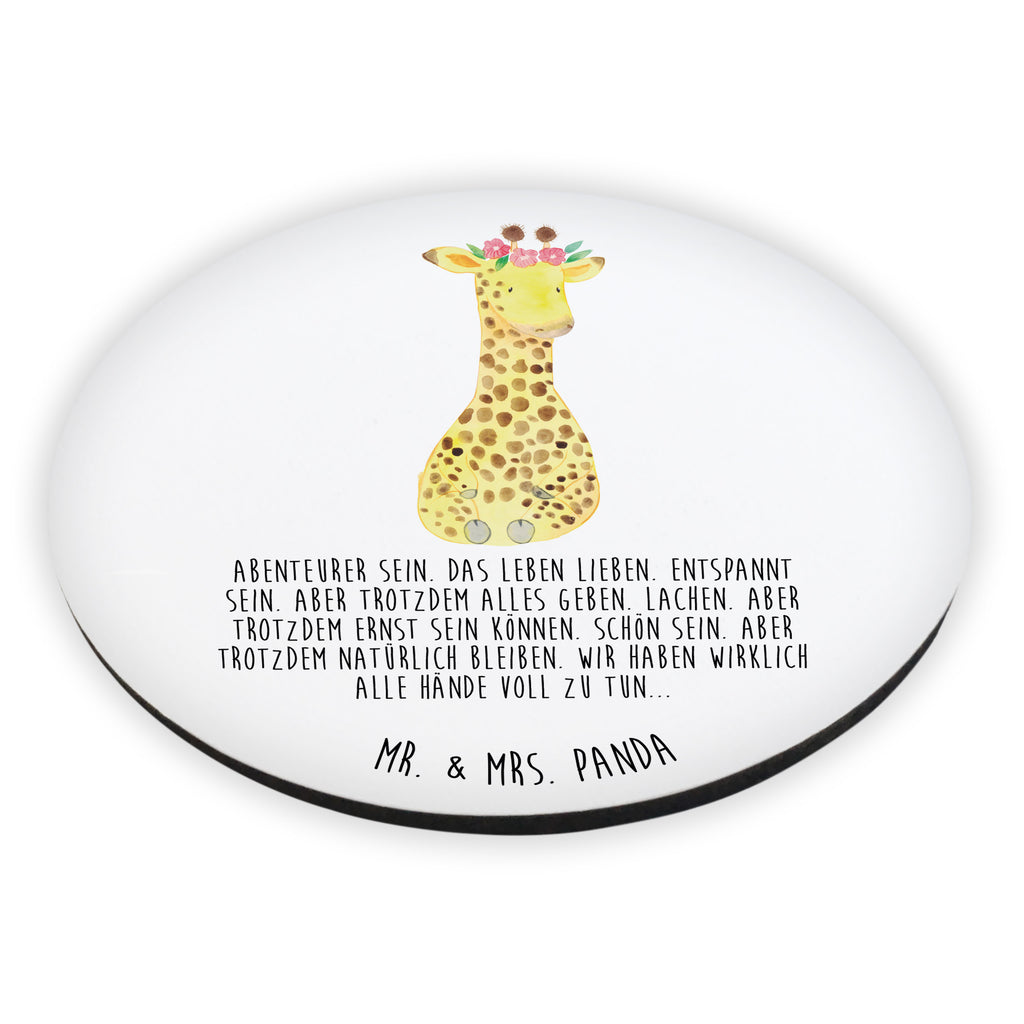 Rund Magnet Giraffe Blumenkranz Kühlschrankmagnet, Pinnwandmagnet, Souvenir Magnet, Motivmagnete, Dekomagnet, Whiteboard Magnet, Notiz Magnet, Kühlschrank Dekoration, Afrika, Wildtiere, Giraffe, Blumenkranz, Abenteurer, Selbstliebe, Freundin