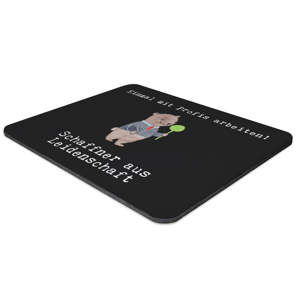 Mauspad Schaffner aus Leidenschaft Mousepad, Computer zubehör, Büroausstattung, PC Zubehör, Arbeitszimmer, Mauspad, Einzigartiges Mauspad, Designer Mauspad, Mausunterlage, Mauspad Büro, Beruf, Ausbildung, Jubiläum, Abschied, Rente, Kollege, Kollegin, Geschenk, Schenken, Arbeitskollege, Mitarbeiter, Firma, Danke, Dankeschön