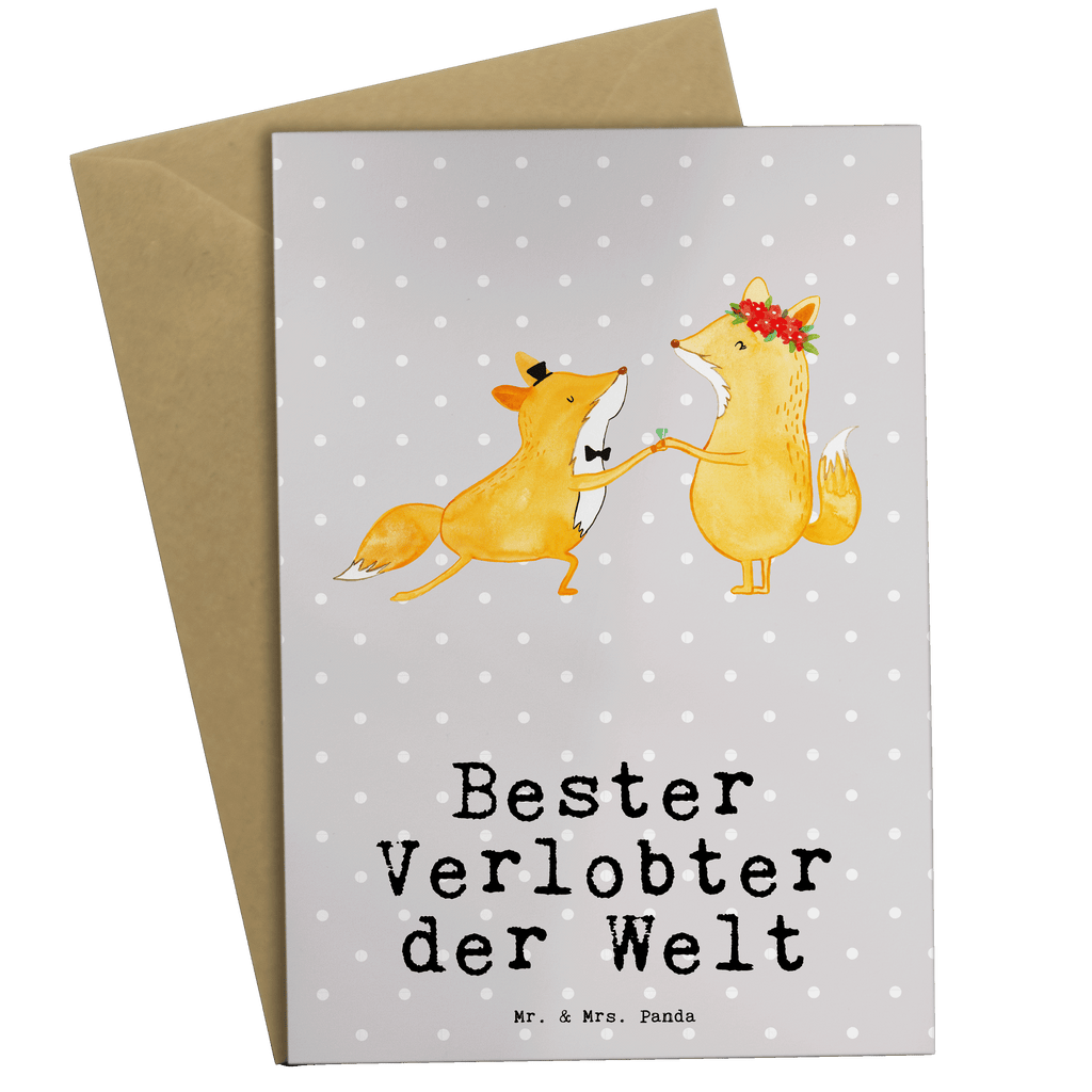 Grußkarte Fuchs Bester Verlobter der Welt Grußkarte, Klappkarte, Einladungskarte, Glückwunschkarte, Hochzeitskarte, Geburtstagskarte, Karte, Ansichtskarten, für, Dankeschön, Geschenk, Schenken, Geburtstag, Geburtstagsgeschenk, Geschenkidee, Danke, Bedanken, Mitbringsel, Freude machen, Geschenktipp, Verlobter, Verloben, Verlobung, Traummann, Mann, Freund, Ehemann, Zukünftiger, Hochzeit, Ehe