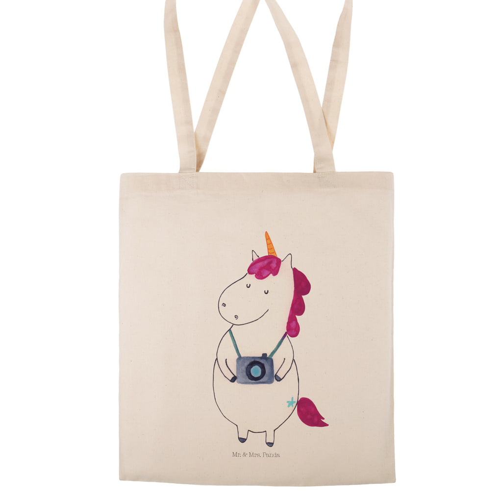 Tragetasche Einhorn Fotograf Beuteltasche, Beutel, Einkaufstasche, Jutebeutel, Stoffbeutel, Tasche, Shopper, Umhängetasche, Strandtasche, Schultertasche, Stofftasche, Tragetasche, Badetasche, Jutetasche, Einkaufstüte, Laptoptasche, Einhorn, Einhörner, Einhorn Deko, Pegasus, Unicorn, Fotograf, Fotografie, Kamera, Reisen, Weltreise, Weltenbummler, Urlaub, Tourist, Kurztrip, Reise, Städtereise