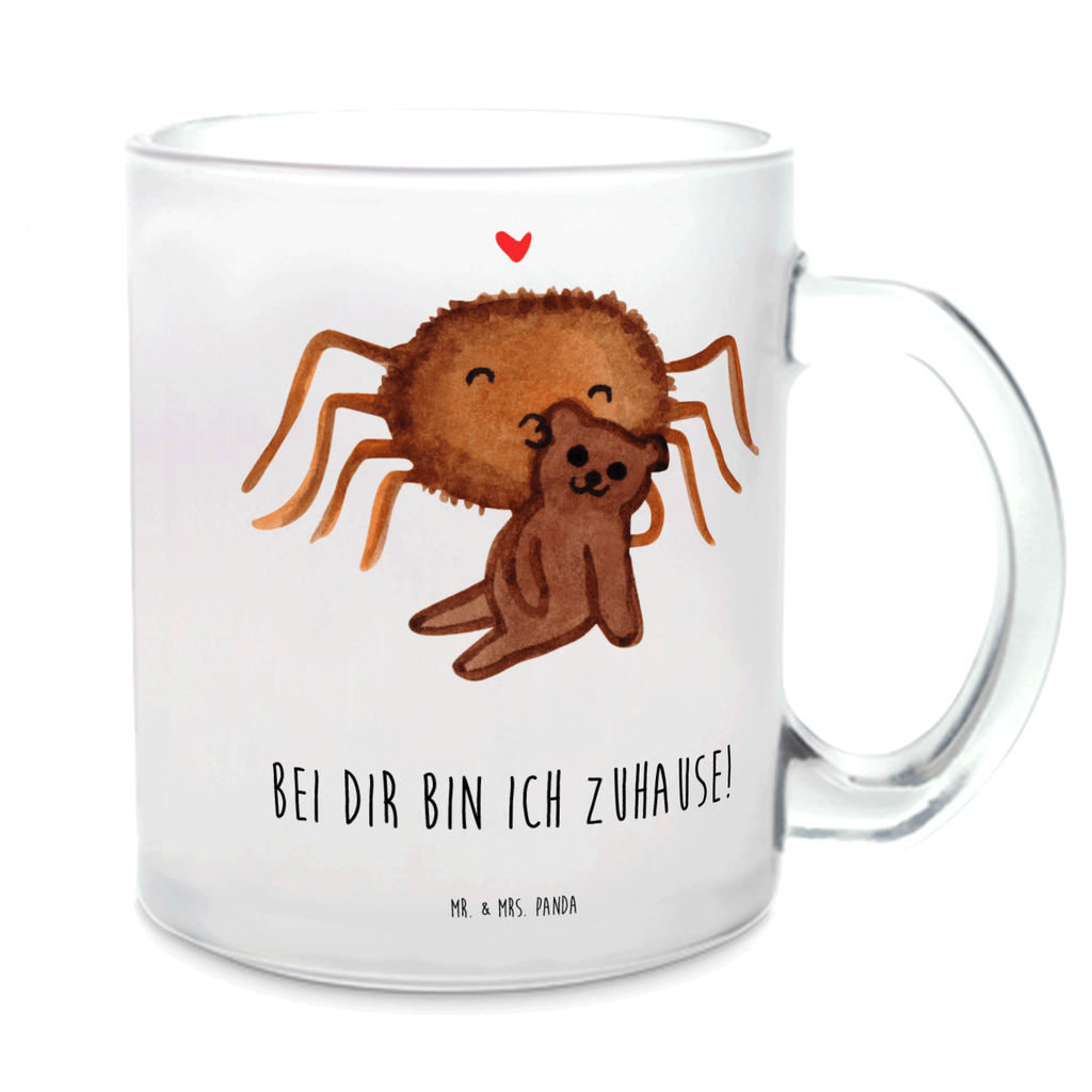 Teetasse Spinne Agathe Teddy Teetasse, Teeglas, Teebecher, Tasse mit Henkel, Tasse, Glas Teetasse, Teetasse aus Glas, Spinne Agathe, Spinne, Agathe, Videos, Merchandise, Freundschaft, Liebesgeschenk, Verliebt, Liebesbeweis, Teddy, Treue, Miteinander, Dankeschön