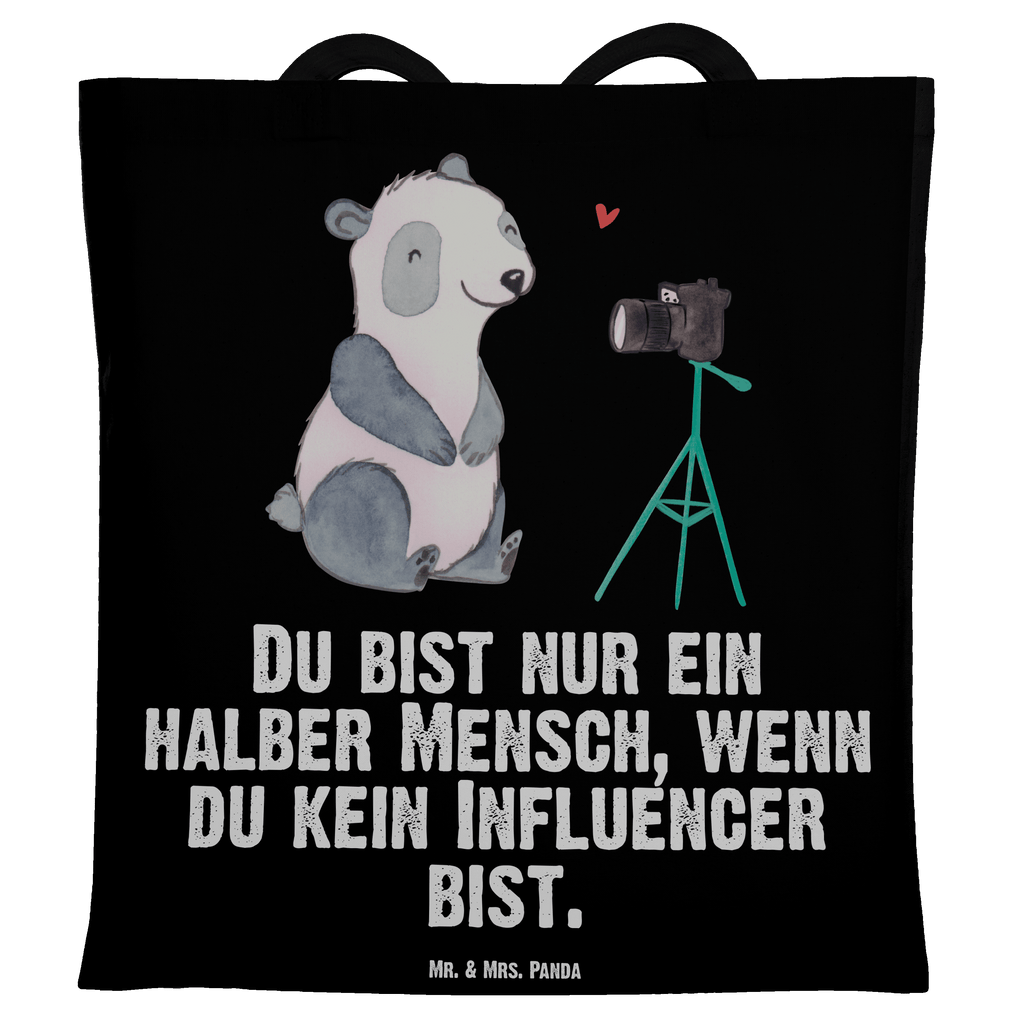 Tragetasche Influencer mit Herz Beuteltasche, Beutel, Einkaufstasche, Jutebeutel, Stoffbeutel, Tasche, Shopper, Umhängetasche, Strandtasche, Schultertasche, Stofftasche, Tragetasche, Badetasche, Jutetasche, Einkaufstüte, Laptoptasche, Beruf, Ausbildung, Jubiläum, Abschied, Rente, Kollege, Kollegin, Geschenk, Schenken, Arbeitskollege, Mitarbeiter, Firma, Danke, Dankeschön