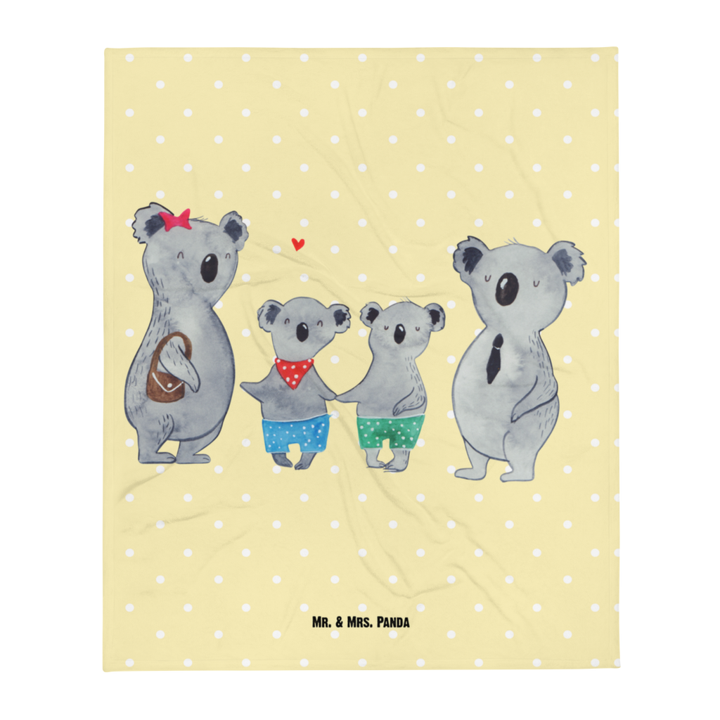 Kuscheldecke Koala Familie zwei