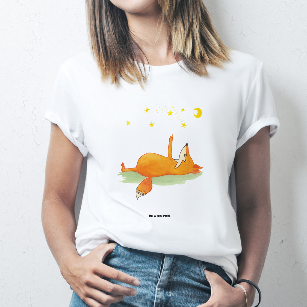 T-Shirt Standard Fuchs Sterne T-Shirt, Shirt, Tshirt, Lustiges T-Shirt, T-Shirt mit Spruch, Party, Junggesellenabschied, Jubiläum, Geburstag, Herrn, Damen, Männer, Frauen, Schlafshirt, Nachthemd, Sprüche, Fuchs, Füchse, tröstende Worte, Spruch positiv, Spruch schön, Romantik, Always Look on the Bright Side of Life