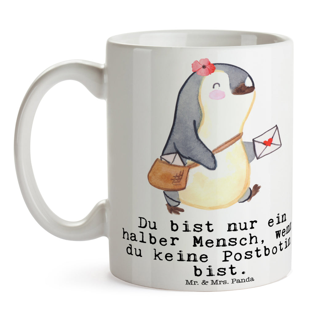 Tasse Postbotin mit Herz Tasse, Kaffeetasse, Teetasse, Becher, Kaffeebecher, Teebecher, Keramiktasse, Porzellantasse, Büro Tasse, Geschenk Tasse, Tasse Sprüche, Tasse Motive, Kaffeetassen, Tasse bedrucken, Designer Tasse, Cappuccino Tassen, Schöne Teetassen, Beruf, Ausbildung, Jubiläum, Abschied, Rente, Kollege, Kollegin, Geschenk, Schenken, Arbeitskollege, Mitarbeiter, Firma, Danke, Dankeschön, Postbotin, Briefzustellerin, Briefträgerin, Postlerin