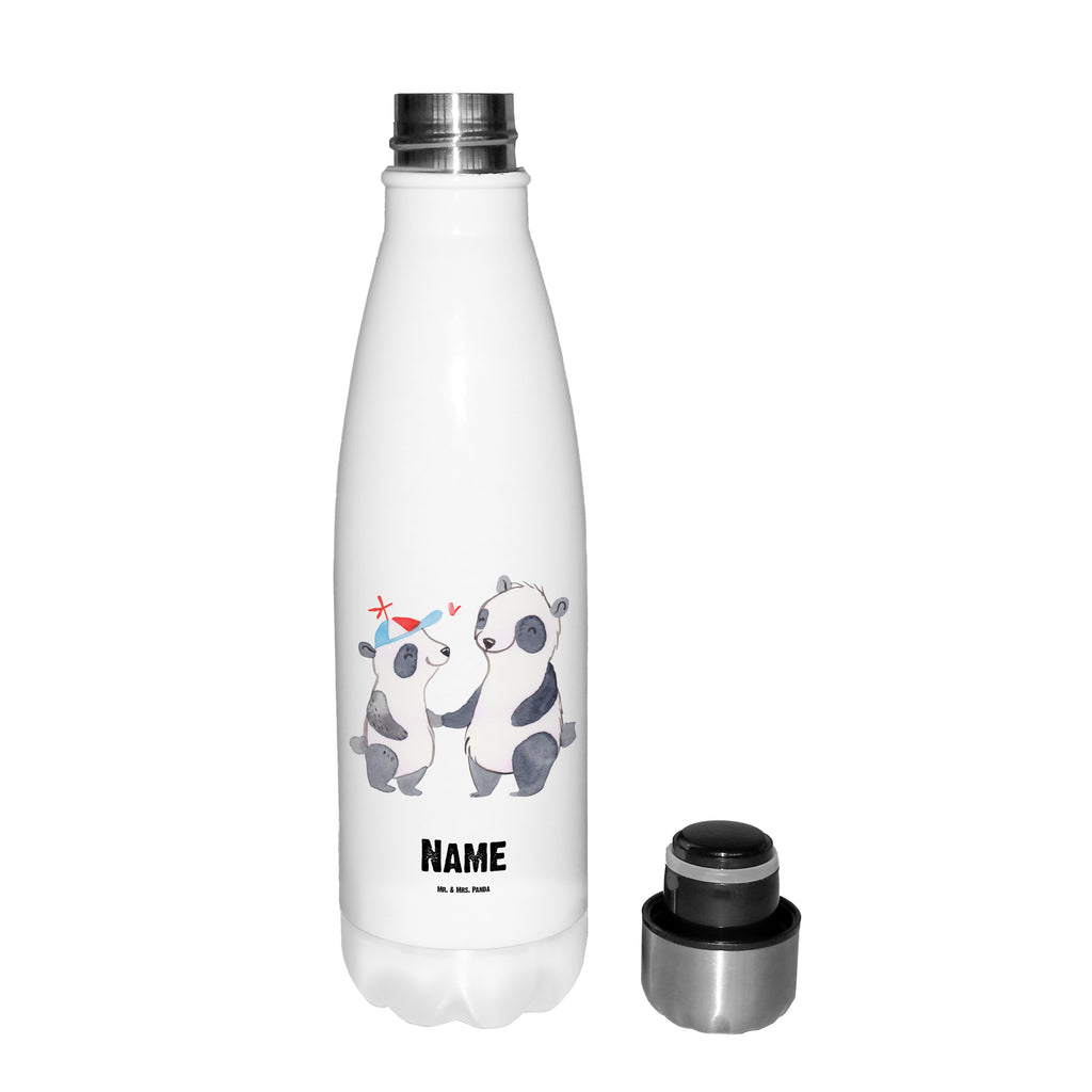 Personalisierte Thermosflasche Panda Bester Cousin der Welt Personalisierte Isolierflasche, Personalisierte Thermoflasche, Personalisierte Trinkflasche, Trinkflasche Mit Namen, Wunschname, Bedrucken, Namensflasche, für, Dankeschön, Geschenk, Schenken, Geburtstag, Geburtstagsgeschenk, Geschenkidee, Danke, Bedanken, Mitbringsel, Freude machen, Geschenktipp, Cousin, Kousin, Vetter, Sohn von Onkel, Sohn von Tante, Familie, Verwandtschaft, Cousine