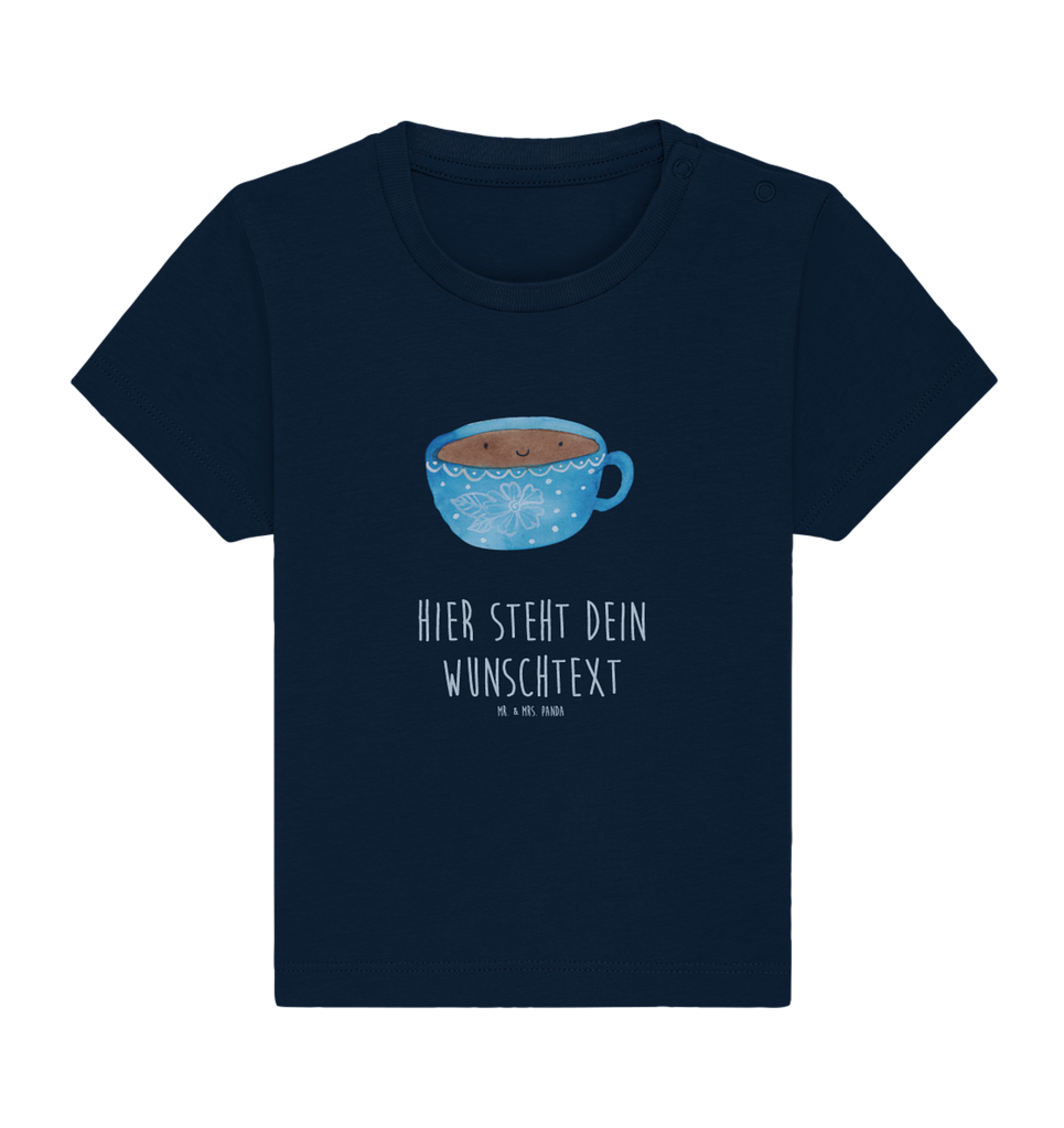 Personalisiertes Baby Shirt Kaffee Tasse Personalisiertes Baby T-Shirt, Personalisiertes Jungen Baby T-Shirt, Personalisiertes Mädchen Baby T-Shirt, Personalisiertes Shirt, Tiermotive, Gute Laune, lustige Sprüche, Tiere, Kaffee, Tasse, Liebe, Geschmack, Genuss, Glücklich