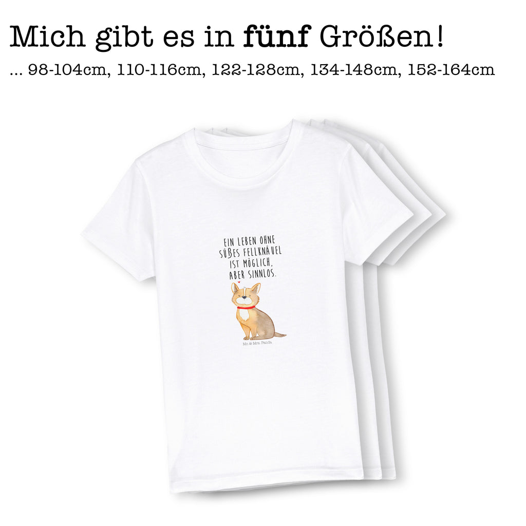 Organic Kinder T-Shirt Hundeglück Kinder T-Shirt, Kinder T-Shirt Mädchen, Kinder T-Shirt Jungen, Hund, Hundemotiv, Haustier, Hunderasse, Tierliebhaber, Hundebesitzer, Sprüche, Corgie, Hundeliebe, Spruch, Hundemama, Liebe