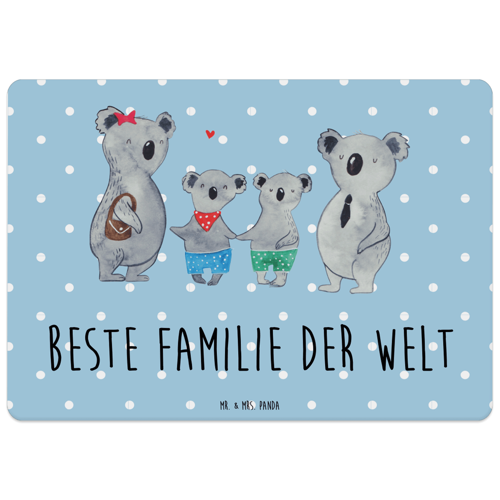 Tischset Koala Familie zwei Tischset, Tischuntersetzer, Platzset, Tischsets abwaschbar, Tischunterlage, Familie, Vatertag, Muttertag, Bruder, Schwester, Mama, Papa, Oma, Opa, Koala, Koalabär, beste Familie, Familienzeit, Familienleben, Koalafamilie, Lieblingsfamilie