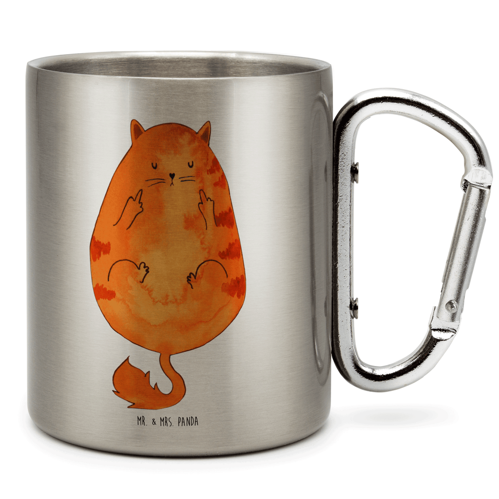 Edelstahlbecher Katze Mittelfinger Edelstahltasse, Karabiner, Edelstahlbecher, Outdoor, Camping, Tasse, Becher, Katze, Katzenmotiv, Katzenfan, Katzendeko, Katzenfreund, Katzenliebhaber, Katzenprodukte, Katzenartikel, Katzenaccessoires, Katzensouvenirs, Katzenliebhaberprodukte, Katzenmotive, Katzen, Kater, Mietze, Cat, Cats