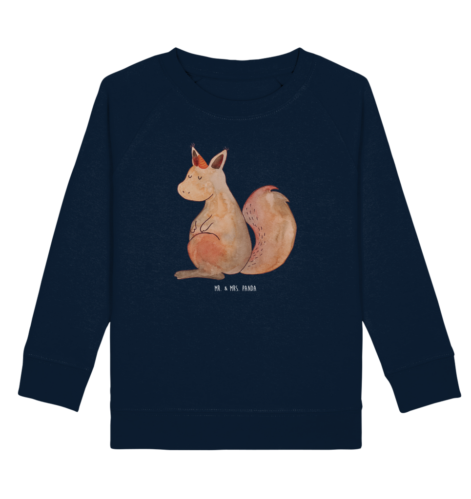 Organic Kinder Pullover Einhörnchen Glaube Kinder Pullover, Kinder Sweatshirt, Jungen, Mädchen, Einhorn, Einhörner, Einhorn Deko, Pegasus, Unicorn, Einhörnchen, Eichhörnchen, Eichhorn