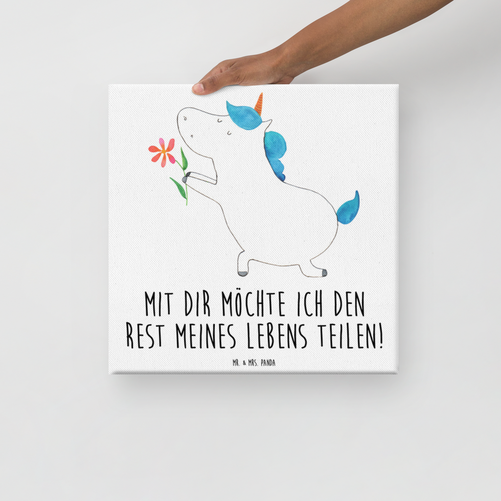 Leinwand Bild Einhorn Blume Leinwand, Bild, Kunstdruck, Wanddeko, Dekoration, Einhorn, Einhörner, Einhorn Deko, Pegasus, Unicorn, Liebe, Liebesbeweis, Antrag, Heiratsantrag, Verlobung, Ehepaar, Pärchen, Partner, Freund, Freundin, Ehe, heiraten