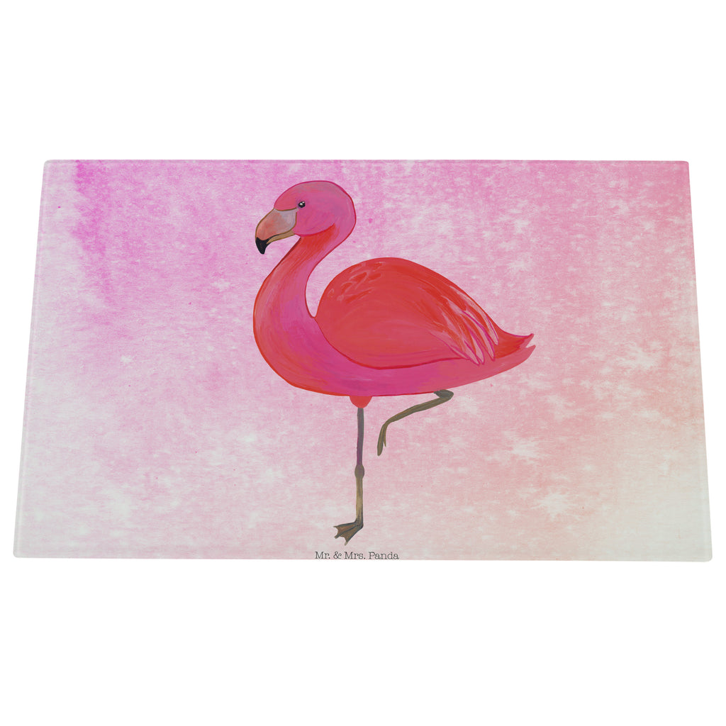 Glasschneidebrett Flamingo classic Glasschneidebrett, Schneidebrett, Flamingo, Einzigartig, Selbstliebe, Stolz, ich, für mich, Spruch, Freundin, Freundinnen, Außenseiter, Sohn, Tochter, Geschwister