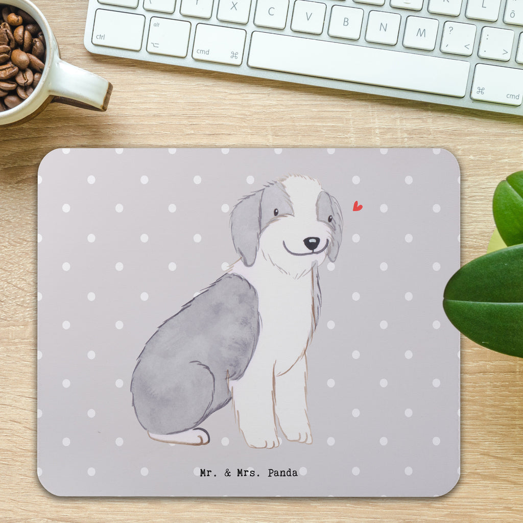 Mauspad Bearded Collie Lebensretter Mousepad, Computer zubehör, Büroausstattung, PC Zubehör, Arbeitszimmer, Mauspad, Einzigartiges Mauspad, Designer Mauspad, Mausunterlage, Mauspad Büro, Hund, Hunderasse, Rassehund, Hundebesitzer, Geschenk, Tierfreund, Schenken, Welpe, Bearded Collie, britischer Hütehund