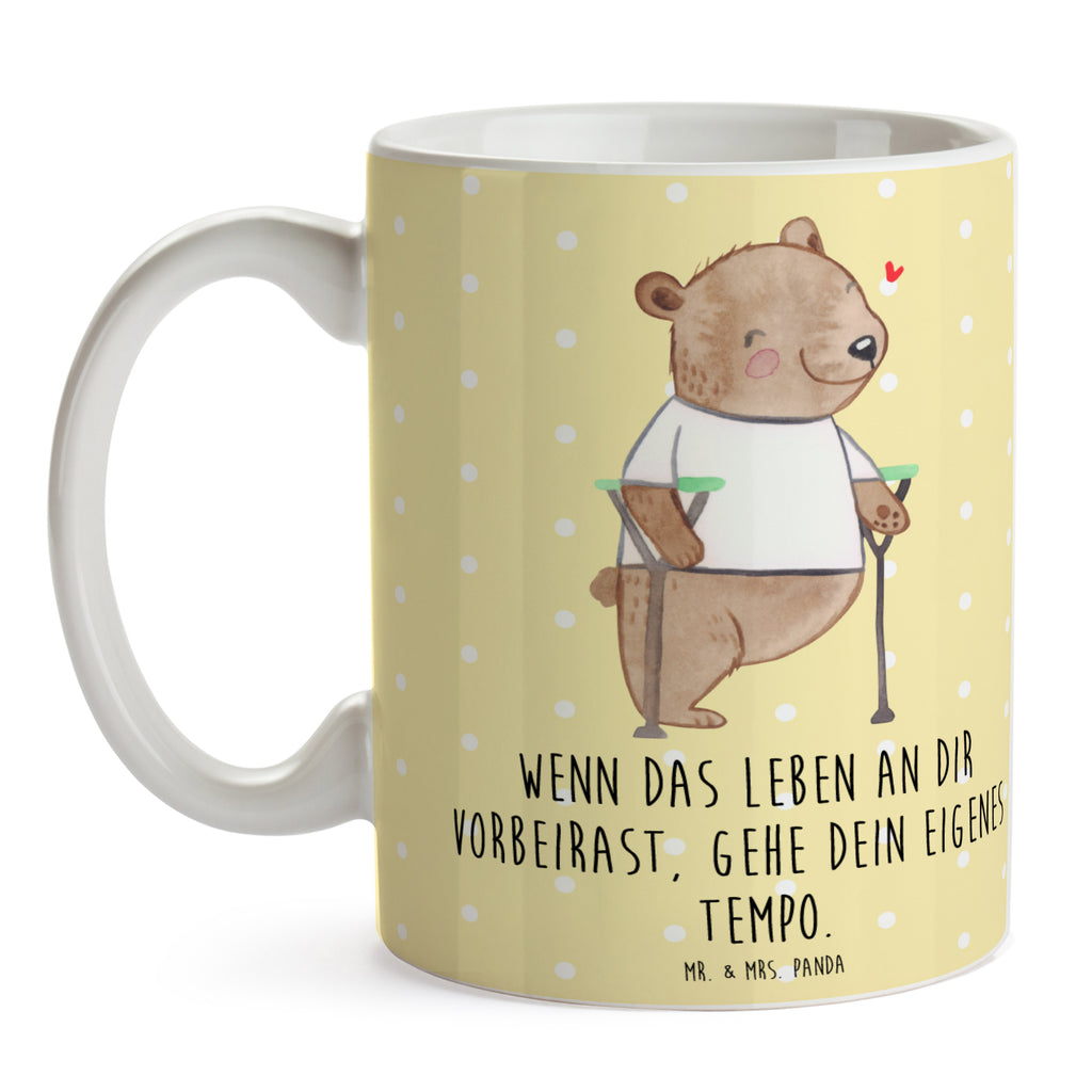 Tasse Bär Beinamputation Tasse, Kaffeetasse, Teetasse, Becher, Kaffeebecher, Teebecher, Keramiktasse, Porzellantasse, Büro Tasse, Geschenk Tasse, Tasse Sprüche, Tasse Motive, Kaffeetassen, Tasse bedrucken, Designer Tasse, Cappuccino Tassen, Schöne Teetassen, Bär, Amputation, Beinamputation