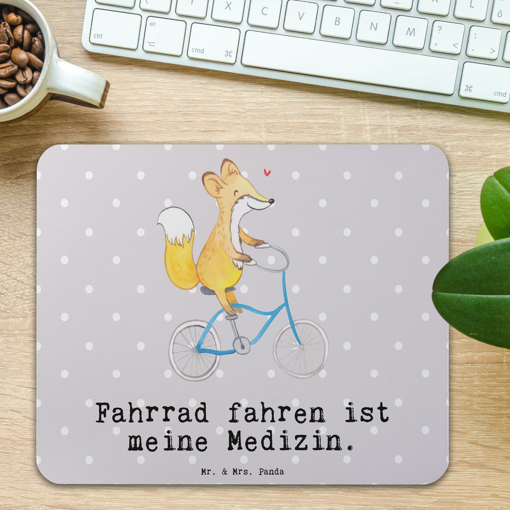 Mauspad Fuchs Fahrrad fahren Medizin Mousepad, Computer zubehör, Büroausstattung, PC Zubehör, Arbeitszimmer, Mauspad, Einzigartiges Mauspad, Designer Mauspad, Mausunterlage, Mauspad Büro, Geschenk, Sport, Sportart, Hobby, Schenken, Danke, Dankeschön, Auszeichnung, Gewinn, Sportler, Fahrrad fahren, Radeln, Trekking, Mountainbiking, Radsport