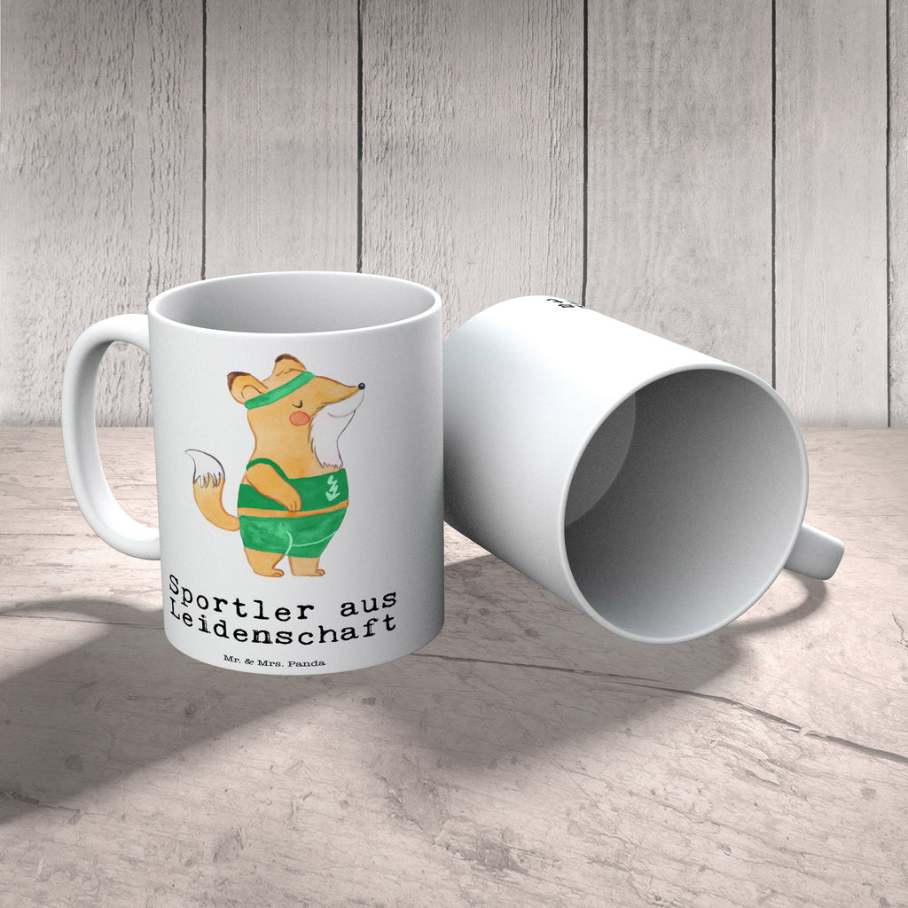 Tasse Sportler aus Leidenschaft Tasse, Kaffeetasse, Teetasse, Becher, Kaffeebecher, Teebecher, Keramiktasse, Porzellantasse, Büro Tasse, Geschenk Tasse, Tasse Sprüche, Tasse Motive, Kaffeetassen, Tasse bedrucken, Designer Tasse, Cappuccino Tassen, Schöne Teetassen, Beruf, Ausbildung, Jubiläum, Abschied, Rente, Kollege, Kollegin, Geschenk, Schenken, Arbeitskollege, Mitarbeiter, Firma, Danke, Dankeschön