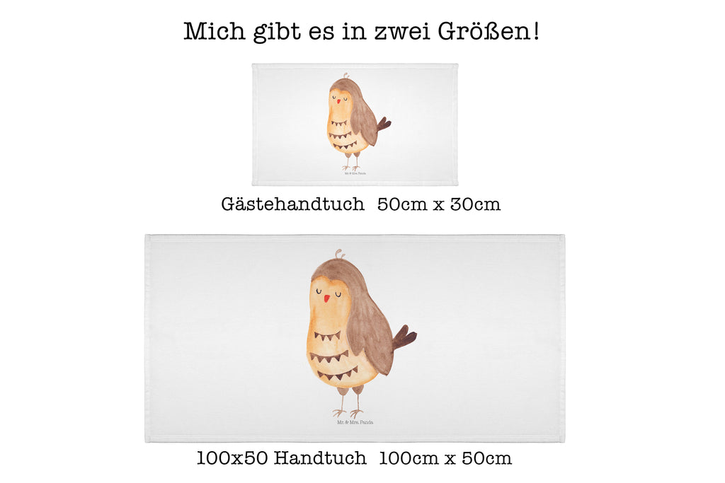 Handtuch Eule Zufrieden Handtuch, Badehandtuch, Badezimmer, Handtücher, groß, Kinder, Baby, Eule, Eule Spruch, Eule deko, Owl, Liebe Spruch, Romantisch, Wortspiel lustig, Spruch schön, Geschenk Hochzeitstag