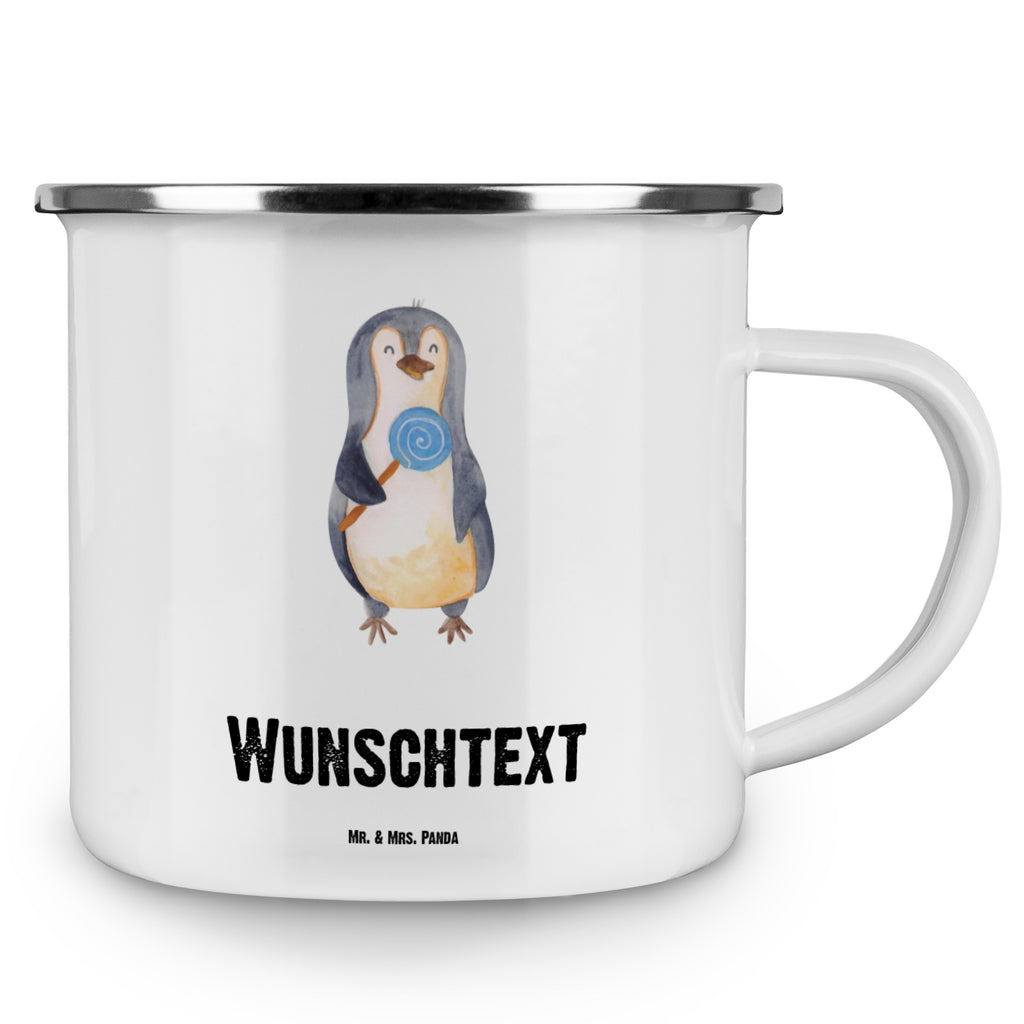 Personalisierte Emaille Tasse Pinguin Lolli Emaille Tasse personalisiert, Emaille Tasse mit Namen, Campingtasse personalisiert, Namenstasse, Campingtasse bedrucken, Campinggeschirr personalsisert, tasse mit namen, personalisierte tassen, personalisierte tasse, tasse selbst gestalten, tasse bedrucken, tassen bedrucken, Pinguin, Pinguine, Lolli, Süßigkeiten, Blödsinn, Spruch, Rebell, Gauner, Ganove, Rabauke