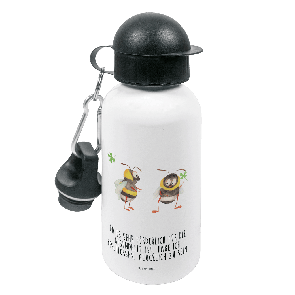 Kindertrinkflasche Hummeln Kleeblatt Kindertrinkflasche, Kinder Trinkflasche, Trinkflasche, Flasche, Kinderflasche, Kinder, Kids, Kindergarten Flasche, Grundschule, Jungs, Mädchen, Tiermotive, Gute Laune, lustige Sprüche, Tiere, Hummel, Biene, Spruch positiv, Biene Deko, Spruch schön, glücklich sein, glücklich werden, Spruch fröhlich