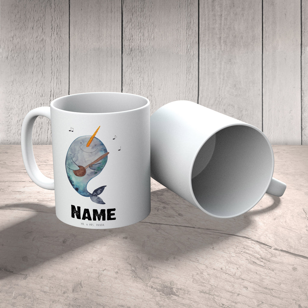 Personalisierte Tasse Narwal Gitarre Personalisierte Tasse, Namenstasse, Wunschname, Personalisiert, Tasse, Namen, Drucken, Tasse mit Namen, Meerestiere, Meer, Urlaub, Narwal, Wal, Tanzen, Probleme, Problemlösung, Frust, Gespräche, Gitarre