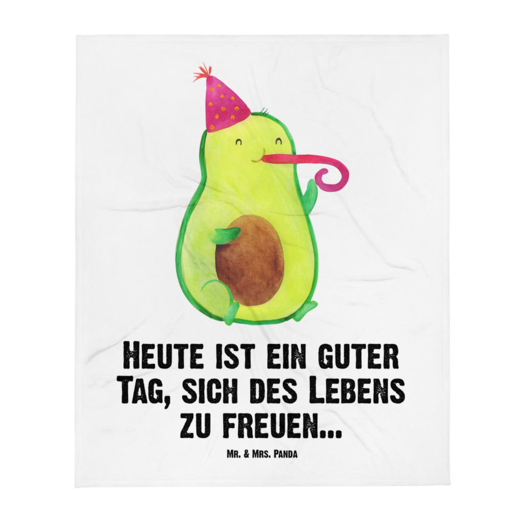 Kuscheldecke Avocado Feier Decke, Wohndecke, Tagesdecke, Wolldecke, Sofadecke, Avocado, Veggie, Vegan, Gesund, Party, Feierlichkeit, Feier, Fete, Geburtstag, Gute Laune, Tröte