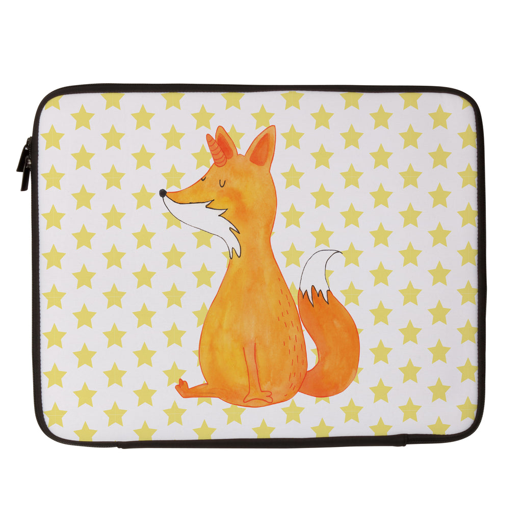 Notebook Tasche Fuchshörnchen Wunsch Notebook Tasche, Laptop, Computertasche, Tasche, Notebook-Tasche, Notebook-Reisehülle, Notebook Schutz, Einhorn, Einhörner, Einhorn Deko, Pegasus, Unicorn, Fuchs, Unicorns, Fuchshörnchen, Fuchshorn, Foxycorn, Füchse