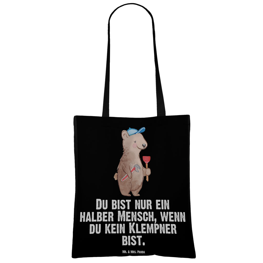 Tragetasche Klempner mit Herz Beuteltasche, Beutel, Einkaufstasche, Jutebeutel, Stoffbeutel, Tasche, Shopper, Umhängetasche, Strandtasche, Schultertasche, Stofftasche, Tragetasche, Badetasche, Jutetasche, Einkaufstüte, Laptoptasche, Beruf, Ausbildung, Jubiläum, Abschied, Rente, Kollege, Kollegin, Geschenk, Schenken, Arbeitskollege, Mitarbeiter, Firma, Danke, Dankeschön, Klempner, Handwerker, Installateur, Meister, Gesellenprüfung, Fachbetrieb, Bauklempner, Sanitärinstallationen