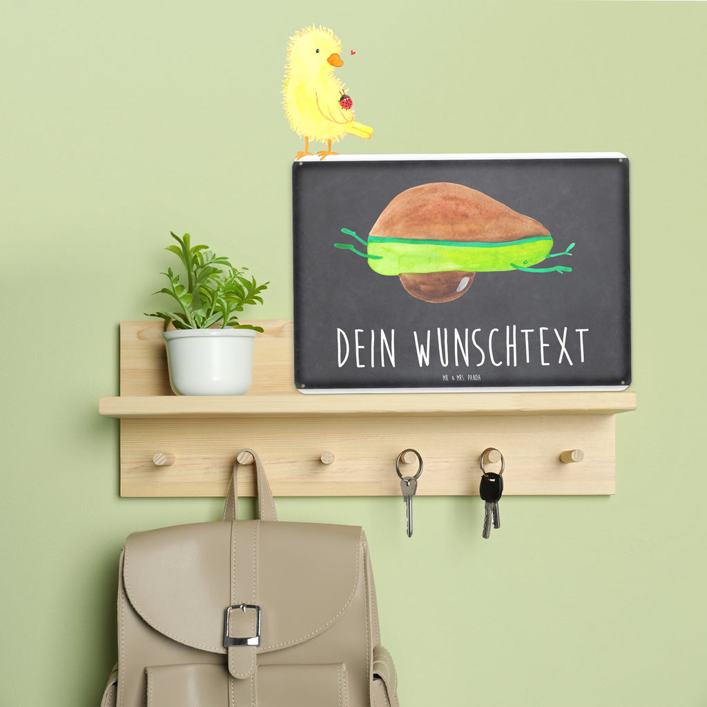 Personalisiertes Blechschild Avocado Yoga Blechschild, Metallschild, Geschenk Schild, Schild, Magnet-Metall-Schild, Deko Schild, Wandschild, Wand-Dekoration, Türschild, Avocado, Veggie, Vegan, Gesund, Avocado Yoga Vegan