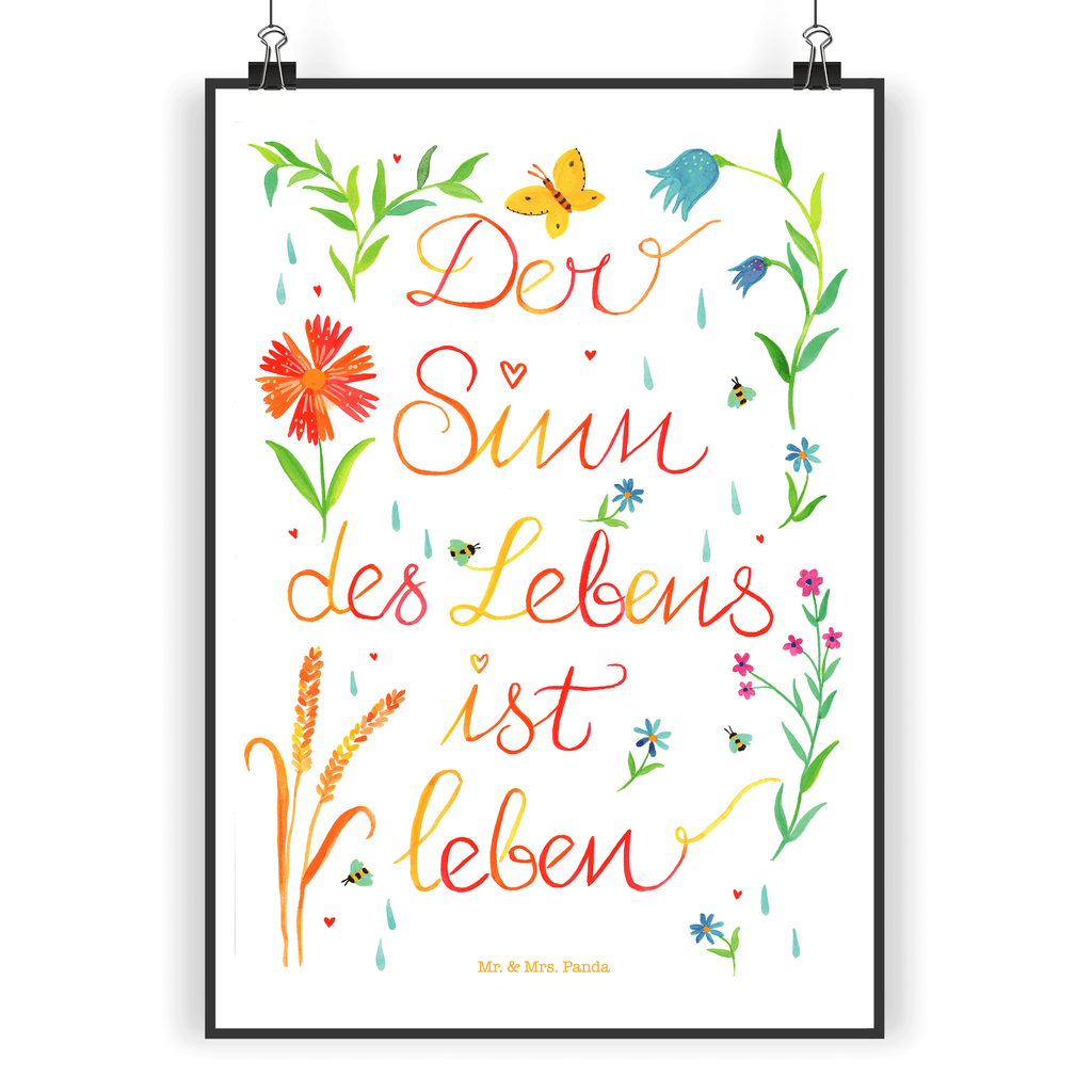 Poster Sinn des Lebens Poster, Wandposter, Bild, Wanddeko, Küchenposter, Kinderposter, Wanddeko Bild, Raumdekoration, Wanddekoration, Handgemaltes Poster, Mr. & Mrs. Panda Poster, Designposter, Kunstdruck, Posterdruck, Blumen Deko, Frühlings Deko, Sommer Deko, Dekoration, positive Botschaft, Naturliebhaber, Outdoor, Natur, Abenteuer, Sinn des Lebens, Leben, Sinn, Lebensinhalt, Motivation, Zitat, Spruch, Caspar