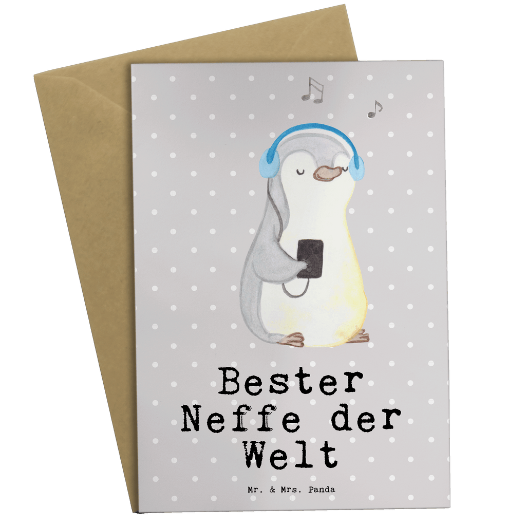 Grußkarte Pinguin Bester Neffe der Welt Grußkarte, Klappkarte, Einladungskarte, Glückwunschkarte, Hochzeitskarte, Geburtstagskarte, Karte, Ansichtskarten, für, Dankeschön, Geschenk, Schenken, Geburtstag, Geburtstagsgeschenk, Geschenkidee, Danke, Bedanken, Mitbringsel, Freude machen, Geschenktipp, Neffe, Onkel, Tante, Patentante, Patentonkel, Patenkind, Taufe, Sohn der Schwester, Sohn des Bruders, Bester