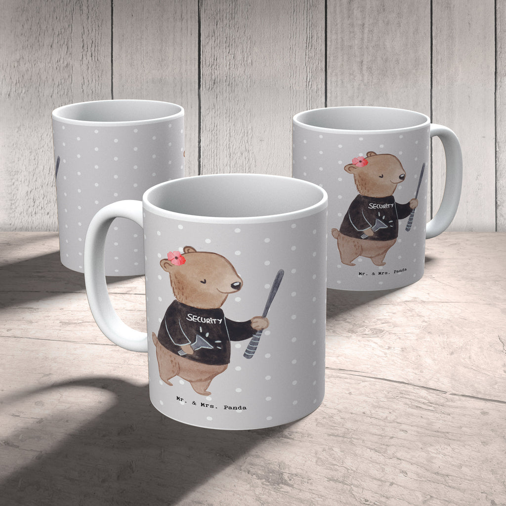 Tasse Security Mitarbeiterin mit Herz Tasse, Kaffeetasse, Teetasse, Becher, Kaffeebecher, Teebecher, Keramiktasse, Porzellantasse, Büro Tasse, Geschenk Tasse, Tasse Sprüche, Tasse Motive, Kaffeetassen, Tasse bedrucken, Designer Tasse, Cappuccino Tassen, Schöne Teetassen, Beruf, Ausbildung, Jubiläum, Abschied, Rente, Kollege, Kollegin, Geschenk, Schenken, Arbeitskollege, Mitarbeiter, Firma, Danke, Dankeschön