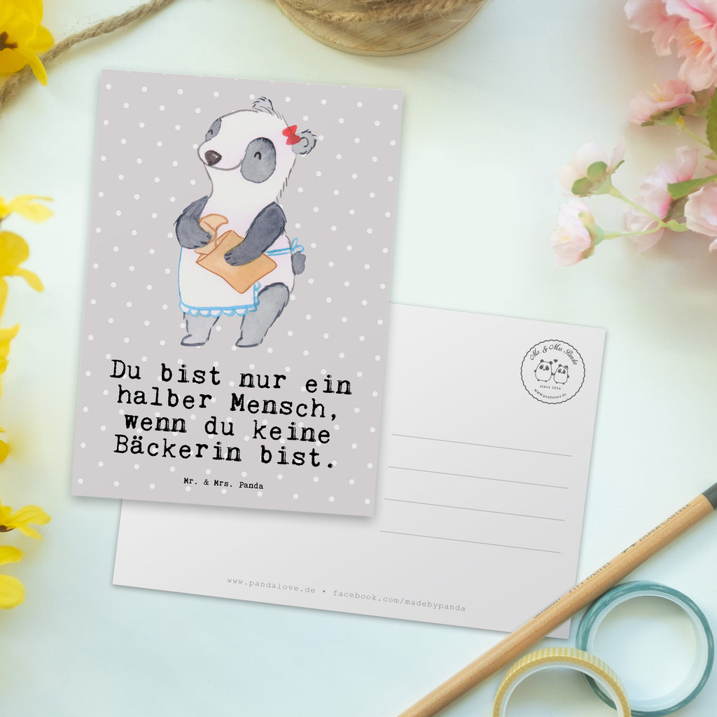 Postkarte Bäckerin mit Herz Postkarte, Karte, Geschenkkarte, Grußkarte, Einladung, Ansichtskarte, Geburtstagskarte, Einladungskarte, Dankeskarte, Ansichtskarten, Einladung Geburtstag, Einladungskarten Geburtstag, Beruf, Ausbildung, Jubiläum, Abschied, Rente, Kollege, Kollegin, Geschenk, Schenken, Arbeitskollege, Mitarbeiter, Firma, Danke, Dankeschön, Bäckerin, Konditorin, Brotbäckerin, Bäckerei, Backstube, Bäckerladen, Brotmanufaktur