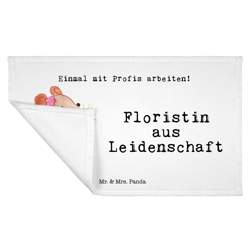 Handtuch Floristin aus Leidenschaft Gästetuch, Reisehandtuch, Sport Handtuch, Frottier, Kinder Handtuch, Beruf, Ausbildung, Jubiläum, Abschied, Rente, Kollege, Kollegin, Geschenk, Schenken, Arbeitskollege, Mitarbeiter, Firma, Danke, Dankeschön, Blumenhändlerin, Floristin, Blumenlanden, Blumenprofi