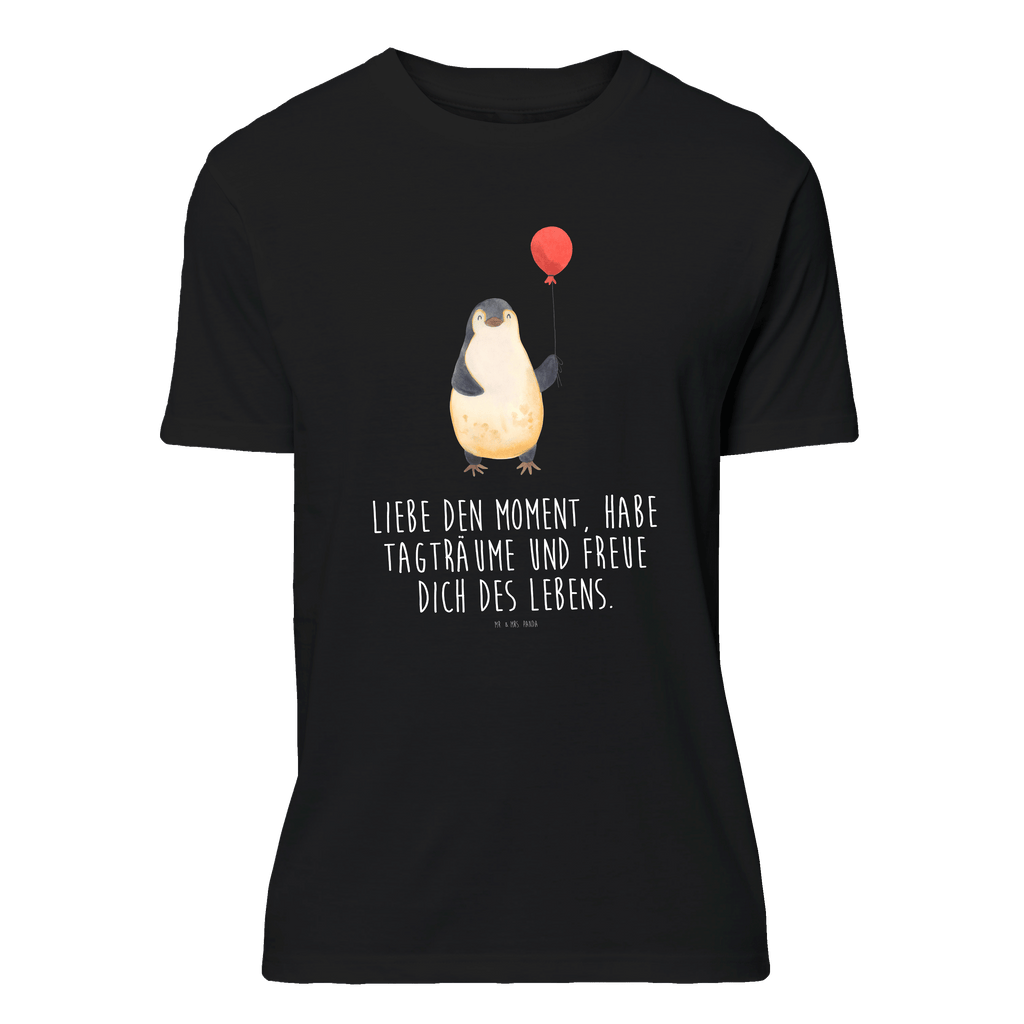 T-Shirt Standard Pinguin Luftballon T-Shirt, Shirt, Tshirt, Lustiges T-Shirt, T-Shirt mit Spruch, Party, Junggesellenabschied, Jubiläum, Geburstag, Herrn, Damen, Männer, Frauen, Schlafshirt, Nachthemd, Sprüche, Pinguin, Pinguine, Luftballon, Tagträume, Lebenslust, Geschenk Freundin, Geschenkidee, beste Freundin, Motivation, Neustart, neues Leben, Liebe, Glück