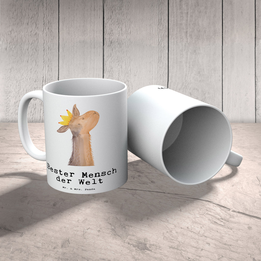 Tasse Lama Bester Mensch der Welt Tasse, Kaffeetasse, Teetasse, Becher, Kaffeebecher, Teebecher, Keramiktasse, Porzellantasse, Büro Tasse, Geschenk Tasse, Tasse Sprüche, Tasse Motive, Kaffeetassen, Tasse bedrucken, Designer Tasse, Cappuccino Tassen, Schöne Teetassen, für, Dankeschön, Geschenk, Schenken, Geburtstag, Geburtstagsgeschenk, Geschenkidee, Danke, Bedanken, Mitbringsel, Freude machen, Geschenktipp, Lieblingsmensch, Liebling, Lieblings Mensch, tollster Mensch, Vorbild, Partner, Ehemann, Ehefrau, Liebe, Valentinstag