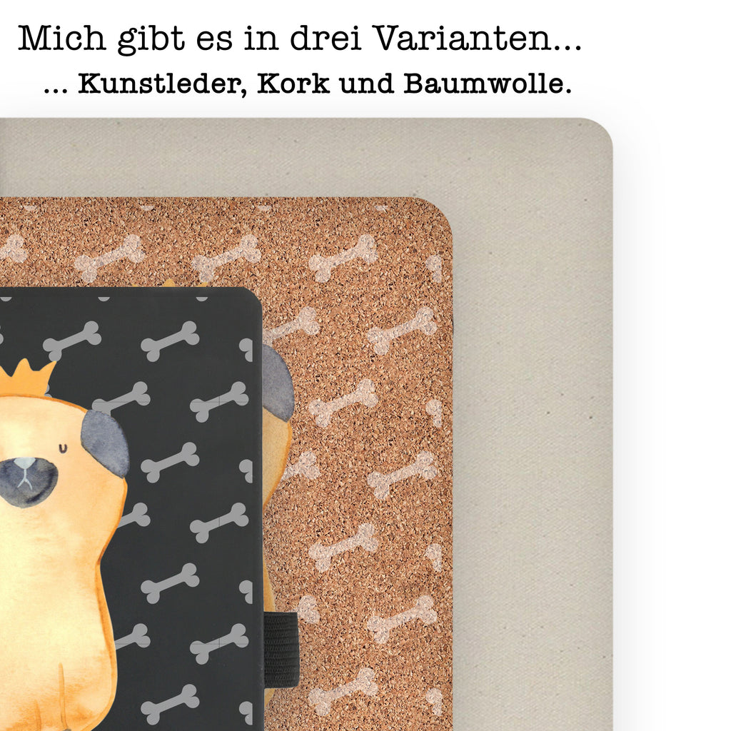 Baumwoll Notizbuch Mops Krone Notizen, Eintragebuch, Tagebuch, Notizblock, Adressbuch, Journal, Kladde, Skizzenbuch, Notizheft, Schreibbuch, Schreibheft, Hund, Hundemotiv, Haustier, Hunderasse, Tierliebhaber, Hundebesitzer, Sprüche, Mops, allergisch, kinderlos, Hausregel, Hundebesitzer. Spruch, lustig