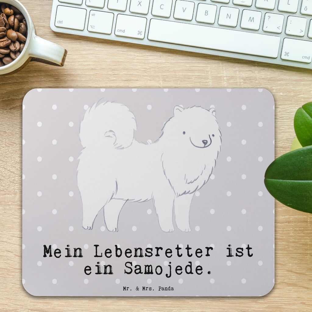 Mauspad Samojede Lebensretter Mousepad, Computer zubehör, Büroausstattung, PC Zubehör, Arbeitszimmer, Mauspad, Einzigartiges Mauspad, Designer Mauspad, Mausunterlage, Mauspad Büro, Hund, Hunderasse, Rassehund, Hundebesitzer, Geschenk, Tierfreund, Schenken, Welpe, Samojede, Samojedenhund, Samojedenspitz