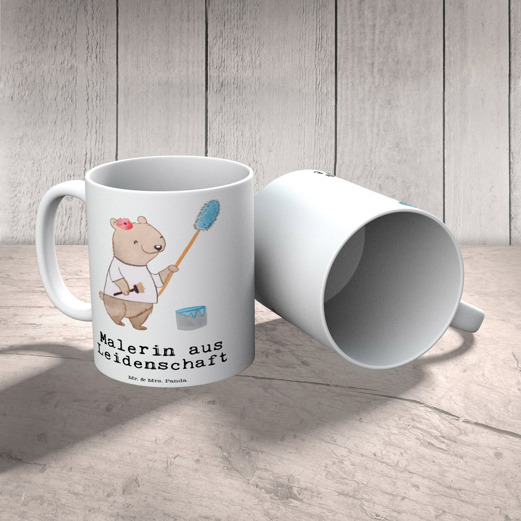 Tasse Malerin aus Leidenschaft Tasse, Kaffeetasse, Teetasse, Becher, Kaffeebecher, Teebecher, Keramiktasse, Porzellantasse, Büro Tasse, Geschenk Tasse, Tasse Sprüche, Tasse Motive, Kaffeetassen, Tasse bedrucken, Designer Tasse, Cappuccino Tassen, Schöne Teetassen, Beruf, Ausbildung, Jubiläum, Abschied, Rente, Kollege, Kollegin, Geschenk, Schenken, Arbeitskollege, Mitarbeiter, Firma, Danke, Dankeschön, Maler, Malermeisterin, Gesellenprüfung, Meisterprüfung, Malerbetrieb