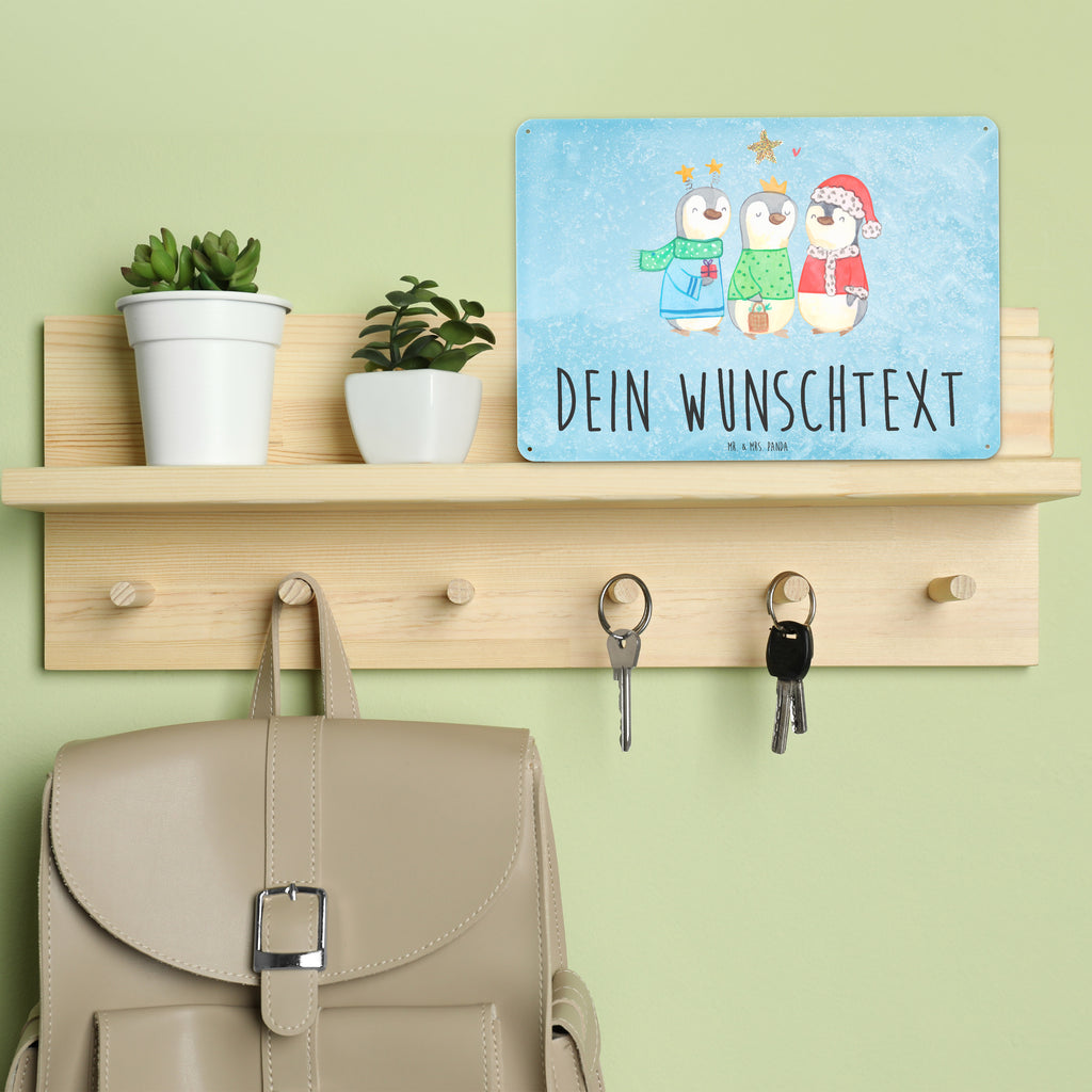 Personalisiertes Blechschild Winterzeit Heilige drei Könige Blechschild, Metallschild, Geschenk Schild, Schild, Magnet-Metall-Schild, Deko Schild, Wandschild, Wand-Dekoration, Türschild, Winter, Weihnachten, Weihnachtsdeko, Nikolaus, Advent, Heiligabend, Wintermotiv, Weihnachtsmann, Heilige drei Könige, Weihnachtstage, Weihnachtszeit