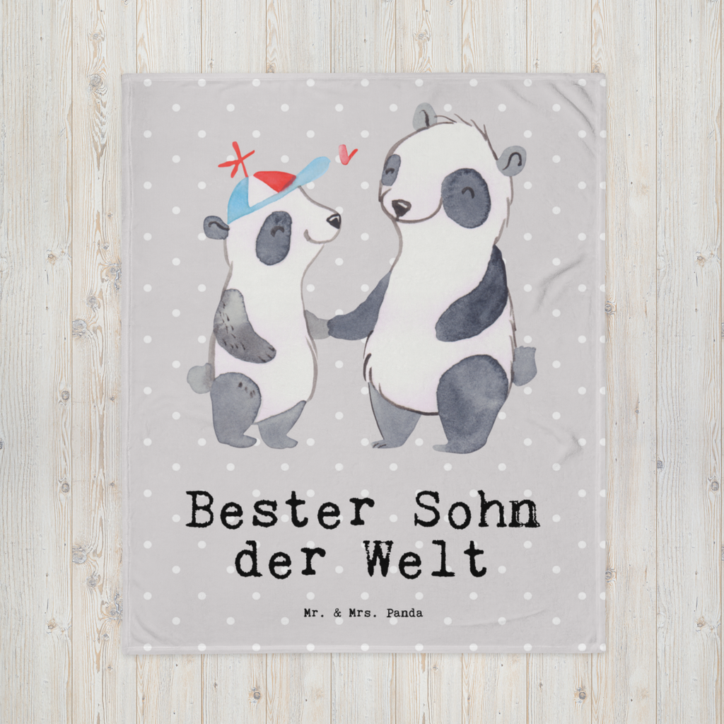 Kuscheldecke Panda Bester Sohn der Welt Decke, Wohndecke, Tagesdecke, Wolldecke, Sofadecke, für, Dankeschön, Geschenk, Schenken, Geburtstag, Geburtstagsgeschenk, Geschenkidee, Danke, Bedanken, Mitbringsel, Freude machen, Geschenktipp, Sohn, Sohnemann, Söhnchen, Bube, Bub, Nachwuchs, Nachkomme, Kind, Familie, Vater, Belohnung