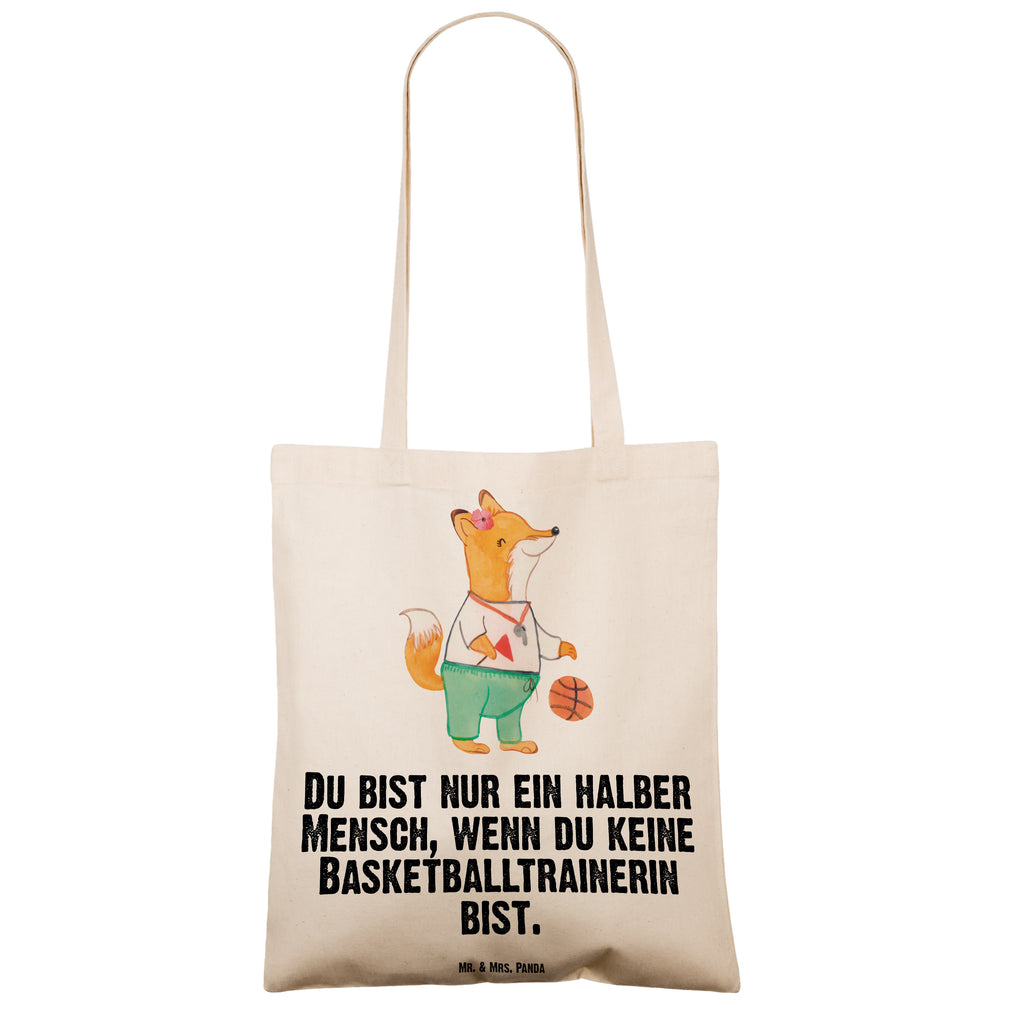 Tragetasche Basketballtrainerin mit Herz Beuteltasche, Beutel, Einkaufstasche, Jutebeutel, Stoffbeutel, Tasche, Shopper, Umhängetasche, Strandtasche, Schultertasche, Stofftasche, Tragetasche, Badetasche, Jutetasche, Einkaufstüte, Laptoptasche, Beruf, Ausbildung, Jubiläum, Abschied, Rente, Kollege, Kollegin, Geschenk, Schenken, Arbeitskollege, Mitarbeiter, Firma, Danke, Dankeschön, Basketballtrainerin, Basketball, Sport, Ballsport, Basketballcoach, Basketballerin, Verein