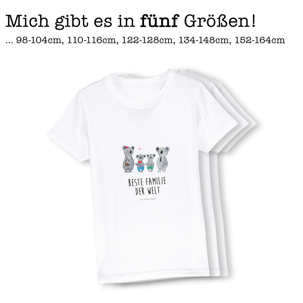 Organic Kinder T-Shirt Koala Familie zwei Kinder T-Shirt, Kinder T-Shirt Mädchen, Kinder T-Shirt Jungen, Familie, Vatertag, Muttertag, Bruder, Schwester, Mama, Papa, Oma, Opa, Koala, Koalabär, beste Familie, Familienzeit, Familienleben, Koalafamilie, Lieblingsfamilie