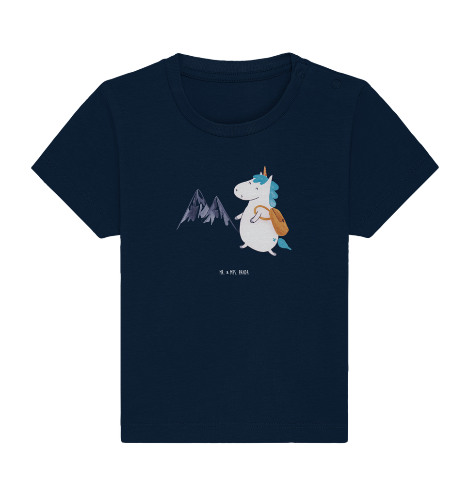 Organic Baby Shirt Einhorn Bergsteiger Baby T-Shirt, Jungen Baby T-Shirt, Mädchen Baby T-Shirt, Shirt, Einhorn, Einhörner, Einhorn Deko, Pegasus, Unicorn, Bergsteiger, Abenteuer, Berge, Abenteurer, Weltenbummler, Weltreise, Reisen, Urlaub, Entdecker